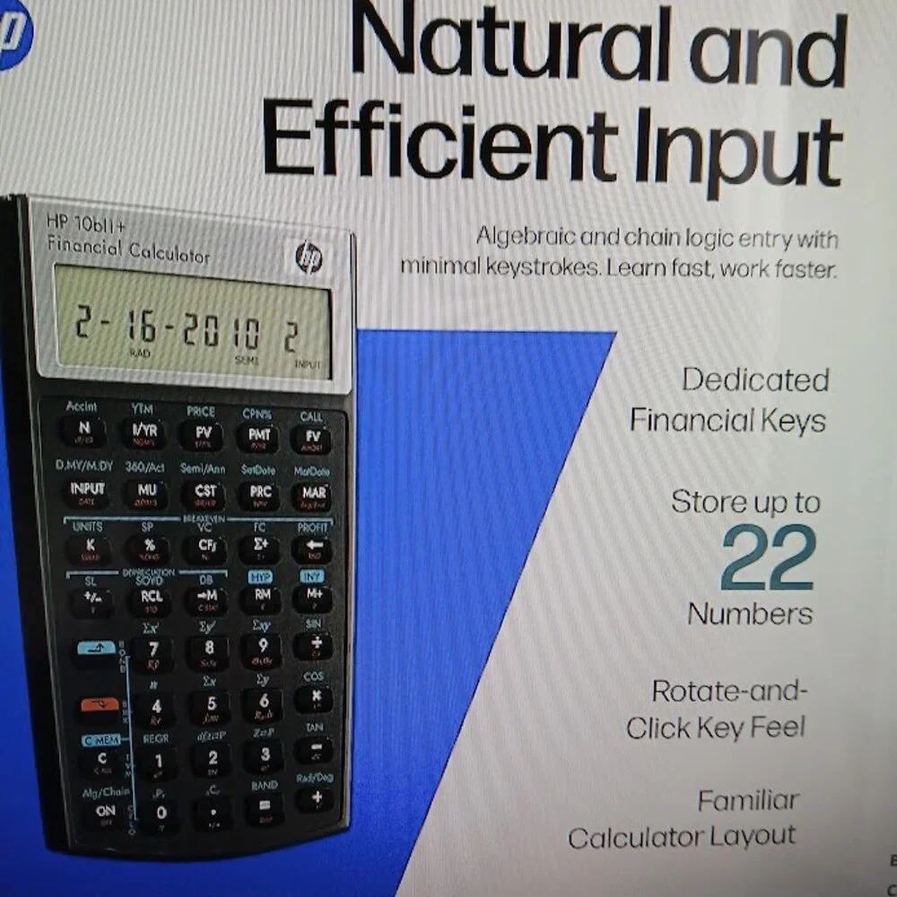HP 10bII+ Financial Calculator